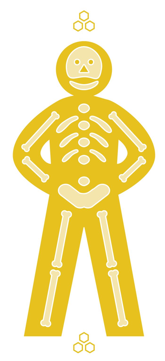 Illustration highlighting joint support and healthy movement for active aging.